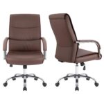 Brown Executive Swivel Office Chair