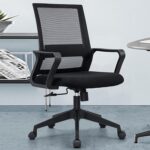 Medium back office secretarial chair