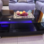 Tampered glass coffee table