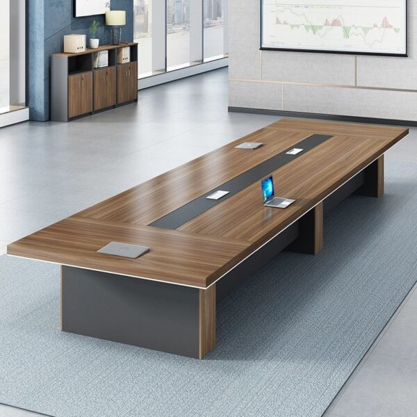 Boardroom table with cable access port