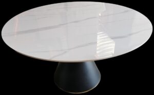 Gold-Plated Stone Marble Dining Table