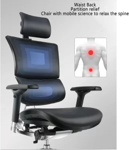 Ergonomic Orthopedic Leather Executive Office Chair