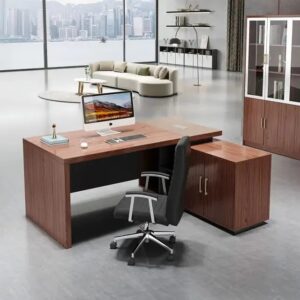 1600mm Executive Hardwood Office Desk in modern workspace
