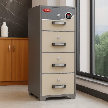 4 Drawer Fireproof Cabinet