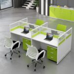 ALPHA BS98 4-Way Workstation Desk (Green)