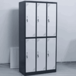 6 Door Locker Cabinet (Gray White)