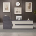 ALASKA SF180 Reception Desk (Gray White)
