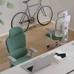 COLE-Q88-Ergonomic-Office-Chair-Gray-Green-005.webp