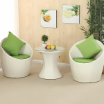 CHAKA 3 Piece Outdoor Set (White)