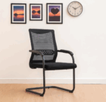 T98 Black Visitors Chair
