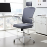 WOP23 White Orthopedic Office Chair