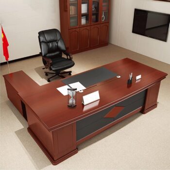 MOD88 1.8 Meter Mahogany Office Desk