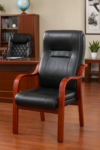 EXL54 Executive Leather Office Visitor Chair