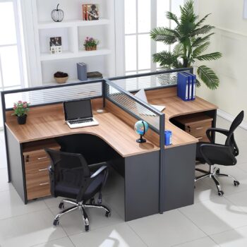 MWS21 2-Way Curved Workstation