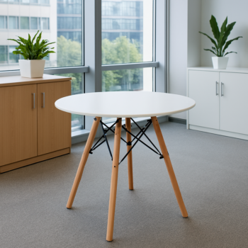 ERT47 Eames Round Office Table
